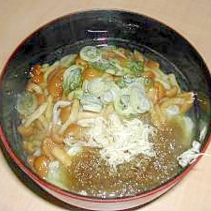 なめことトロロのトロトロラーメン